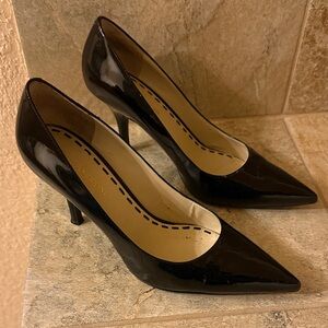 Enzo Angiolini Black Patent Heels